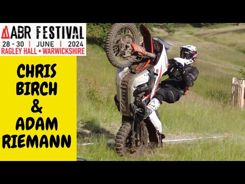 UNBELIEVABLE SKILLS FROM CHRIS BIRCH & ADAM RIEMANN AT THE ADVENTURE BIKE RIDER FESTIVAL 2024