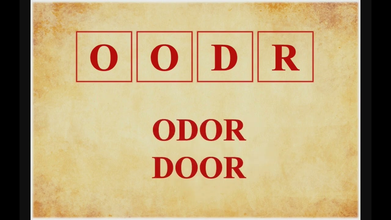 Scrambled word game - Anagram words