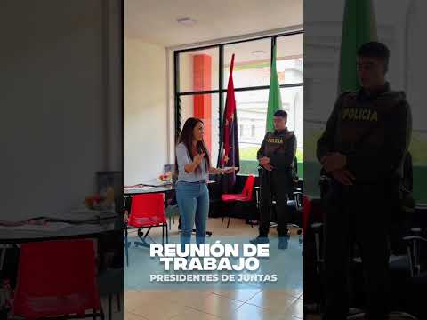 ⚠️Presidentes de Juntas de Acción Comunal y alcaldesa realizan reunión trabajo.  #durania