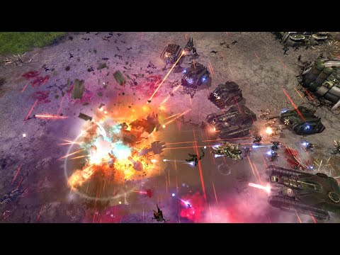 Cadian Shock Troops vs Chaos Space Marines - Expansion DLC - Warhammer 40K Dawn Of War Soulstorm