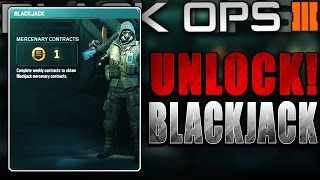 NEW CONTRACTS! How To UNLOCK "BLACKJACK" 10th Specialist in Black Ops 3!
