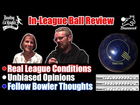 In-League Ball Review - QUANTUM BIAS PEARL by Brunswick - Bowling Knightz Garage Shop
