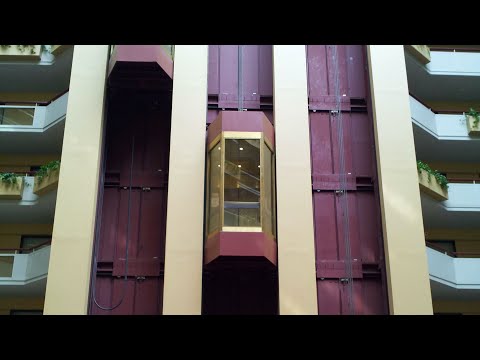 Westinghouse elevators at the Embassy Suites in San Antonio