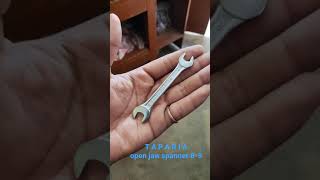 tapria open jaw spanner 8-9 | size spanner | #tapria #spanner