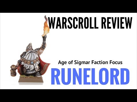 Age of Sigmar Runelord Warscroll Review