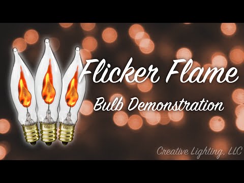 image-Do candelabra light bulbs flicker?