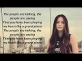 Jasmine Thompson- Grand Piano Lyrics 