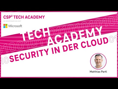 Tech Academy - Security in der Cloud