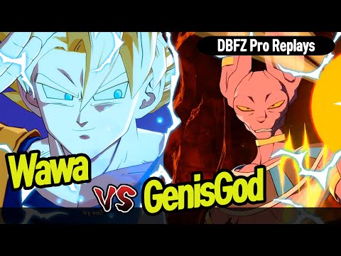 【DBFZ】 Wawa vs GenisGod FT4, SSJ Goku is alive!! 【DBFZ Pro Replays】