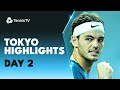 Fritz Battles Norrie; Ruud, De Minaur, Shelton Feature | Tokyo 2023 Highlights Day 2