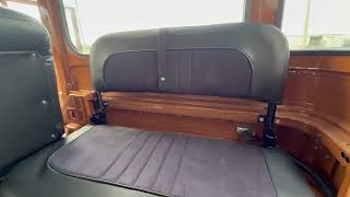 1974 Toyota Land Cruiser FJ40 Rear Seat Functionality