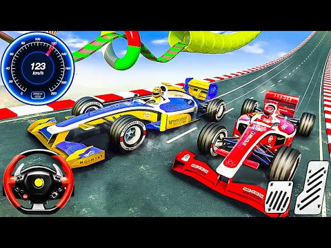 Formula Car Racing Stunt Simulator 2024 - Impossible Mega Ramp GT Car 3D - Android Gameplay