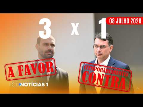 APÓS DEFENDER O TARIFAÇO, FLÁVIO PEDE TRÉGUA TEMPORÁRIA E TIRA EDUARDO DOS HOLOFOTES - N1 - 08/07/26