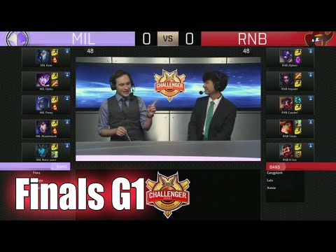 Millenium vs Renegades Bandidos | Game 1 Finals S6 EU CS Spring 2016 Qualifier | MIL vs RNB G1