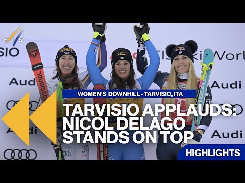 Tarvisio Applauds: Nicol Delago Stands On Top | Highlights | FIS Alpine