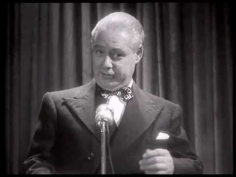 Australian radio personality, Jack Davey, camps it up. Cinema advertisement (1935)