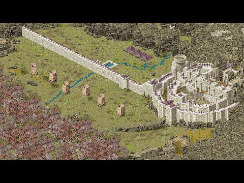 EPIC SIEGE OF HELMS DEEP Stronghold Definitive Edition