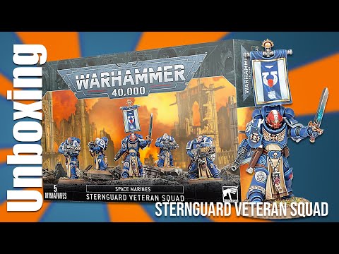Unboxing Sternguard Veteran Squad Warhammer 40K Space Marines #tabletopgaming