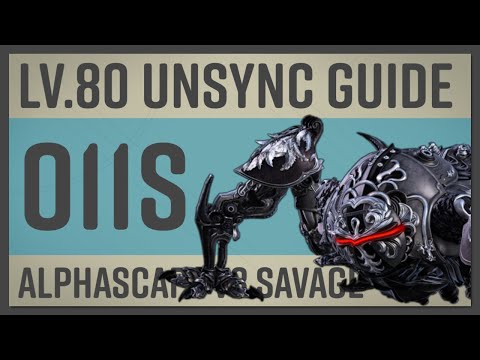 [Lv.80 Unsync Guide] Alphascape V3 Savage O11S (Fist Cheese)