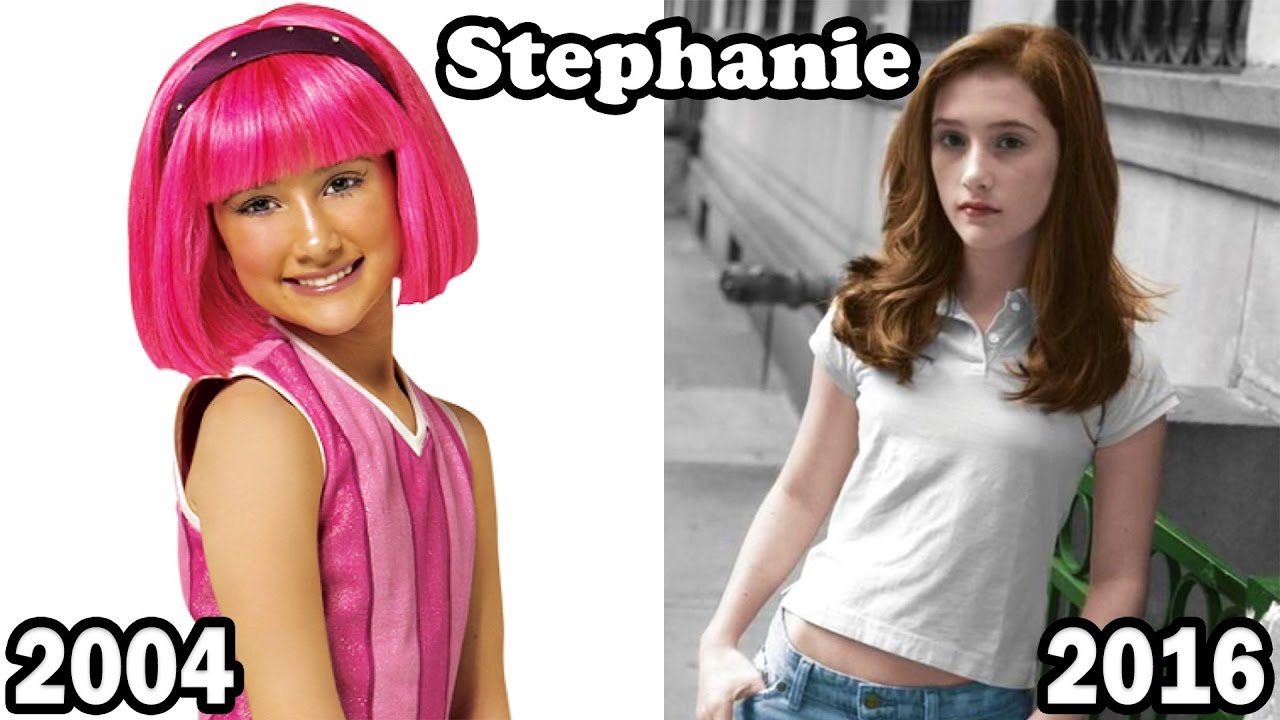 LazyTown THEN and NOW | Lazy Town Antes y Despues 2016