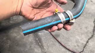 DD13 coolant leak, quick and easy DIY
