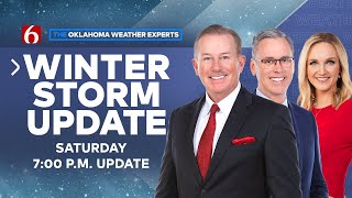 Oklahoma Winter Storm's Second Round headed for Tulsa | (1/24/26 7 p.m.)
