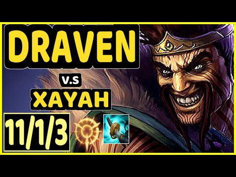 ATTILA (DRAVEN) vs XAYAH - 11/1/3 KDA BOTTOM ADC GAMEPLAY - EUW Ranked DIAMOND