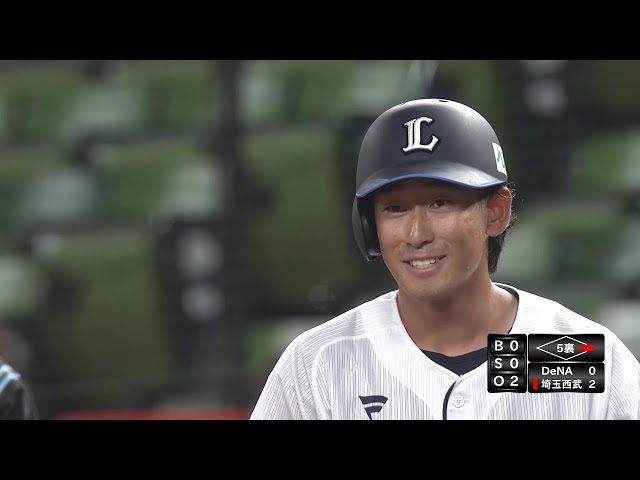 【ファーム】公式戦初ヒット!! ライオンズ・佐藤太陽 ストレートを捉えレフトに強い打球を放つ!! 2025年4月23日 埼玉西武ライオンズ 対 横浜DeNAベイスターズ