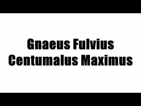 Gnaeus Fulvius Centumalus Maximus