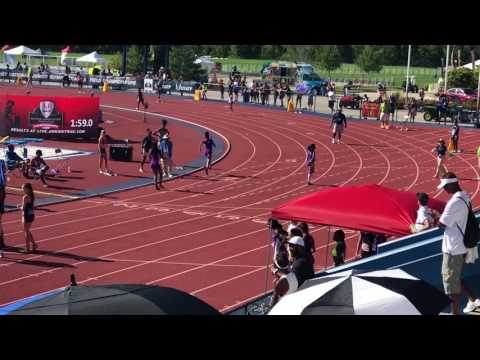 Afterburners Track Club 15/16 yr old girls Show out at National Jr. Olympics