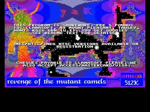 Revenge of the Mutant Camels (Amiga 500 longplay)