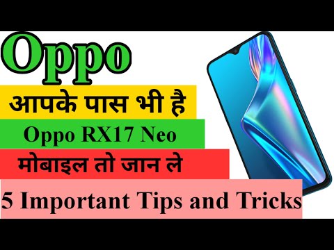 Oppo RX17 Neo (5 important Tips&Triks) Talkback-screenshot-Backbuttan-Lcd colour-Touchhang - Resat