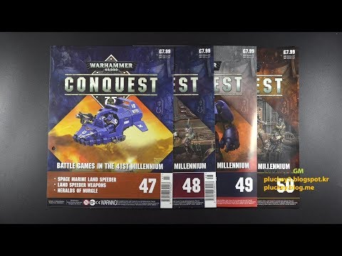 Warhammer 40,000 Conquest Magazine issue 47, 48, 49, 50