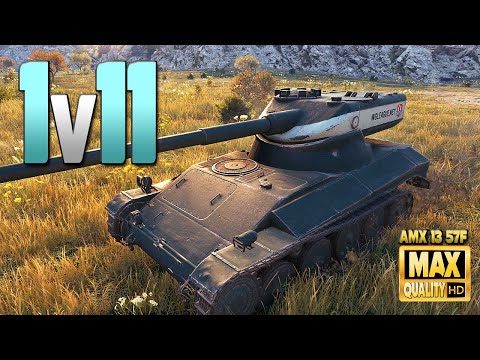AMX 13 57F allein gegen 11 – World of Tanks