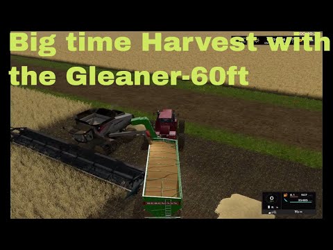 Lets Play Farm Simulator 17, Hobbs Farm BIG HARVEST