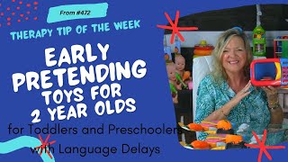 Pretend Play Toys for Speech Therapy for Toddlers | teachmetotalk.com | Laura Mize | Stage 6