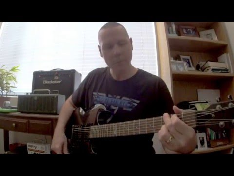 A new Axe!         LTD Viper 100FM + Blackstar ID15          *Horrible lighting, my bad*