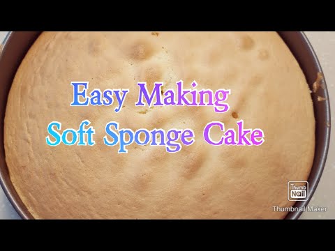 Easy way to make Sponge  Cake #ChiffonCake