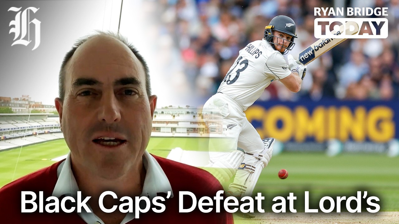 Dropped catches cost the Black Caps against England | Ryan Bridge TODAY