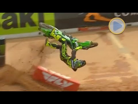 CAMERON MCADOO BIG CRASH - Atlanta 3 - Qualifing 2