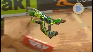CAMERON MCADOO BIG CRASH - Atlanta 3 - Qualifing 2