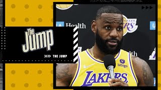 The Jump reacts to LeBron James’ comments about getting vaccinated