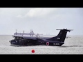 エアレース千葉に飛来した海上自衛隊飛行艇US-2の着水・離水