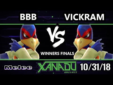 S@X 274 SSBM -  Vickram (Falco) Vs.  BBB (Falco) - Smash Melee Winners Finals