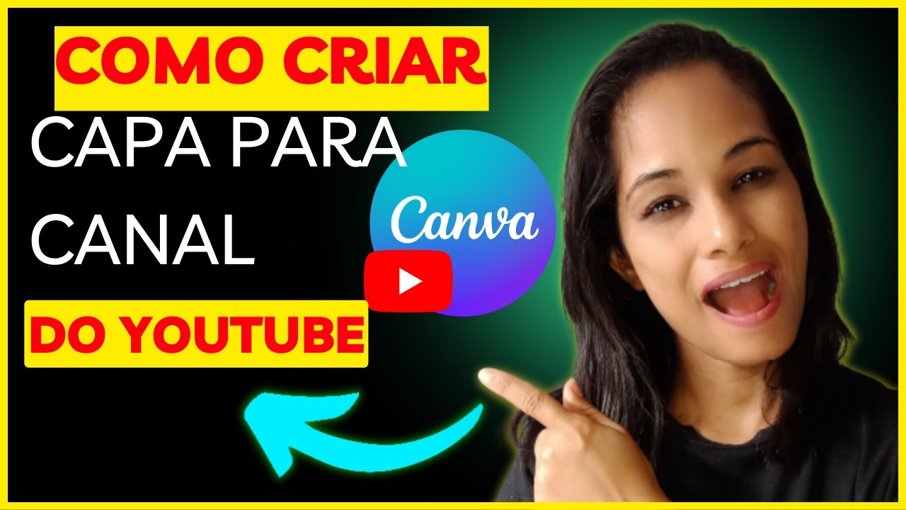 Como Fazer Capa Para youtube pelo celular- Com Editor Canva [passo a passo]