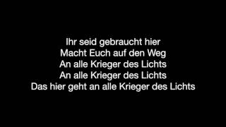 Krieger des Lichts-Silbermond(lyrics)