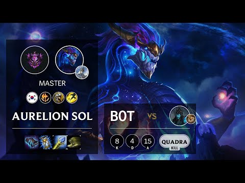 Aurelion Sol Bot vs Kalista - KR Master Patch 10.13