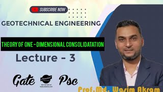 Terzaghi's Theory of One Dimensional Consolidation | Assumptions | Consolidation ratio | Time Factor