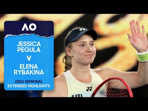 Jessica Pegula v Elena Rybakina Extended Highlights | Australian Open 2026 Semifinal