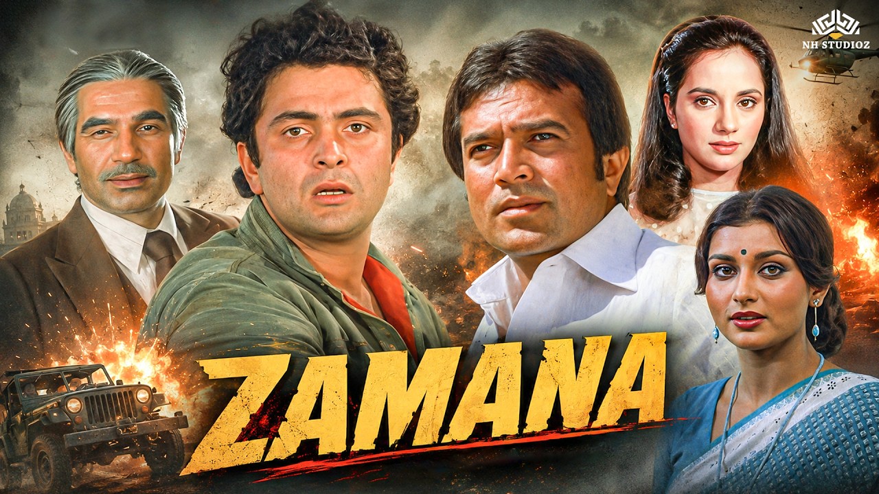 ज़माना Full Action Movie भाई के लिए पूरा सिस्टम हिला दिया | Rajesh Khanna, Rishi Kapoor